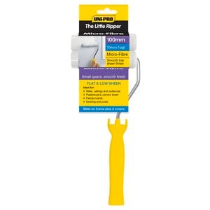 UNi-PRO 100mm 10mm Nap Little Ripper Microfibre Mini Roller Set
