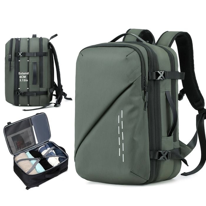 Vacuum Compression Nylon Backpack For Men