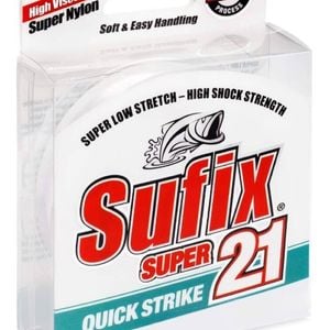 240m Spool of 50lb Sufix Super 21 Clear Monofilament Fishing Line