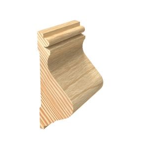 Porta 65 x 25mm 3m Clear Pine Georgian Chair Rail 