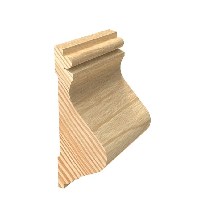 Porta 65 x 25mm 3.0m Georgian Chair Rail Clear Pine