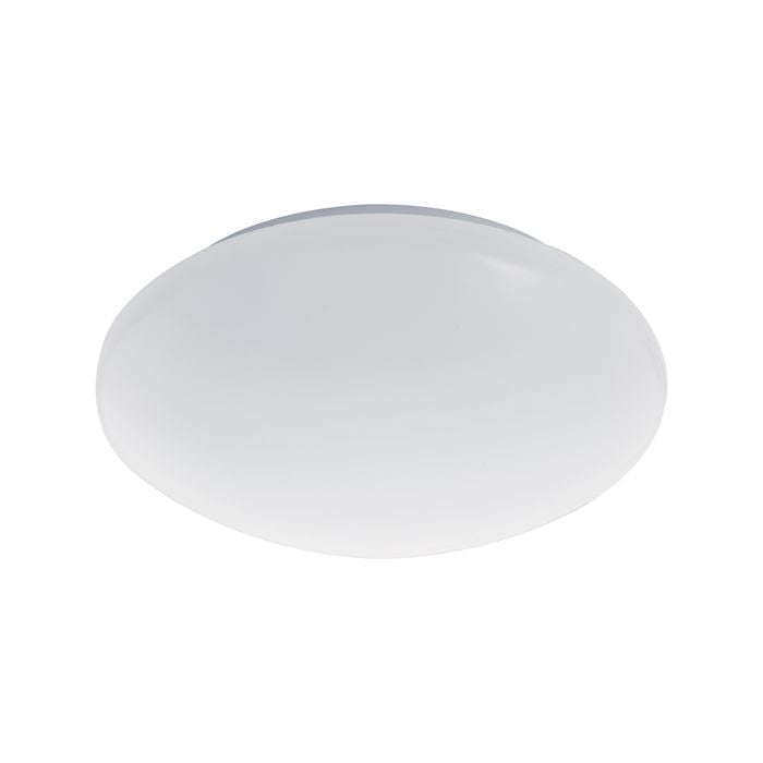 Verve Design 9W White 25cm Dion Oyster Ceiling Light