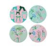 4pc Maxwell & Williams Cherish Ceramic Coaster Assorted Kitchenware Set 10cm