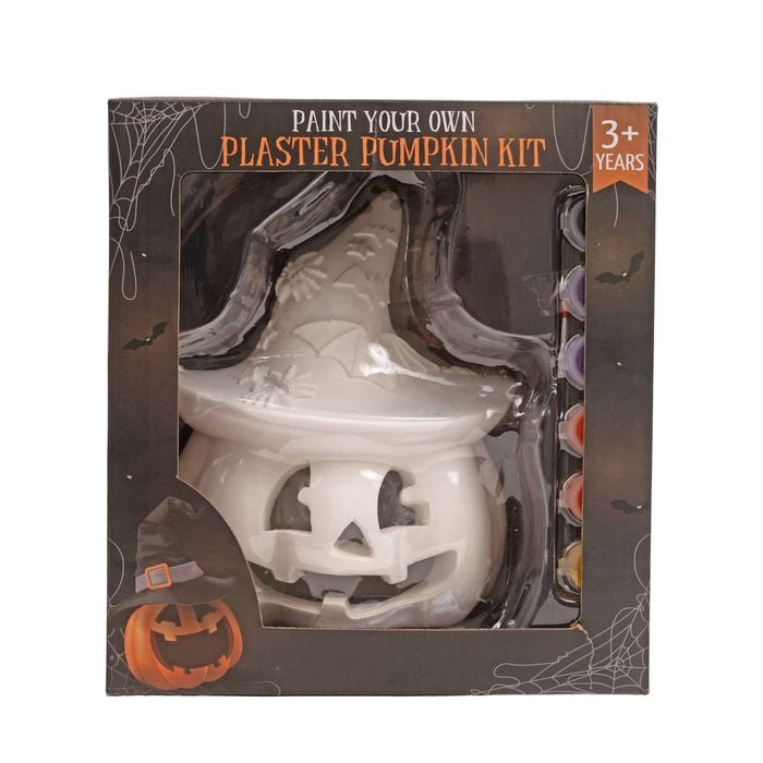 Hallween Paint Your Own Plaster Pumpkin