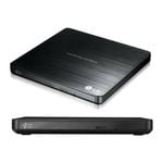 LG GP60NB50 8x Ultra Slim Portable External USB DVD Drive Burner - M Disc Silent Play Jamless Play (LS)