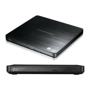 Lg Gp60nb50 8x Ultra Slim Portable External Usb Dvd Drive Burner - M Disc Silent Play Jamless Play (ls)