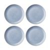 4pk Ecology Element Dinner Plate Sky Light Blue Stoneware 26.5cm