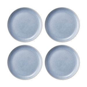 4pk Ecology Element Dinner Plate Sky Light Blue Stoneware 26.5cm