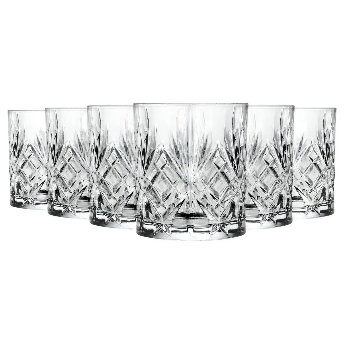 LYNGBY-GLAS Gläser-Set Melodia Whisky Set 5tlg, Kristallglas