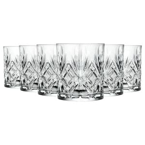 RCR Crystal Melodia Whisky Glasses - 240ml - Pack of 6
