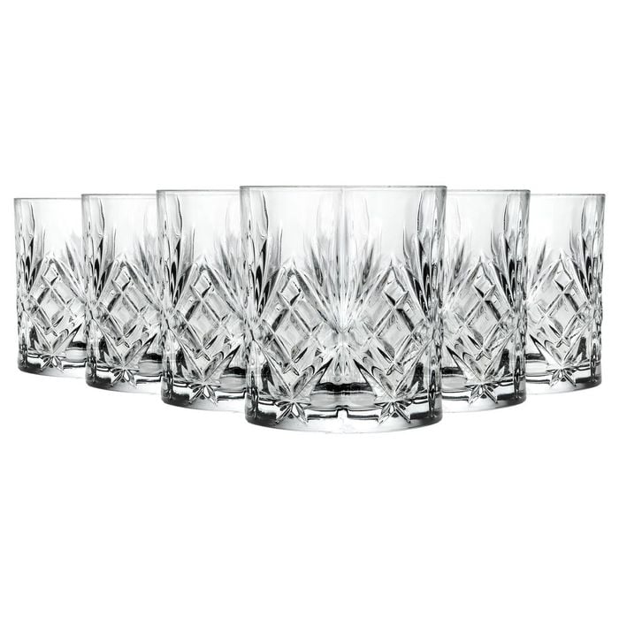 RCR Crystal Melodia Whisky Glasses - 240ml - Pack of 6