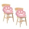 Soga 2x Pink Paw Cushion Lazy Sofa Plush Backseat Pillow Home Decor