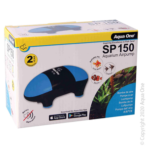 Aqua One SP 150 Single Outlet Air Pump 150L/HR (10057)