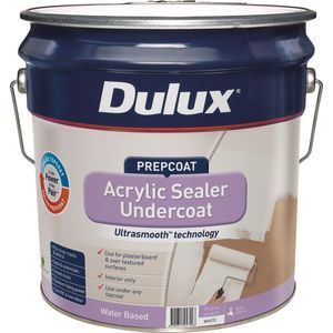 Dulux 15L Prepcoat Acrylic Sealer Undercoat White