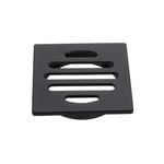 Kinetic 50mm Matte Black Square Floor Grate
