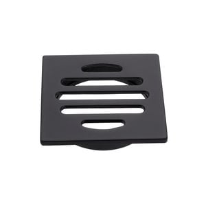 Kinetic 50mm Matte Black Square Floor Grate