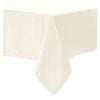 Polyester Cotton Tablecloth Ivory 220 x 220 cm