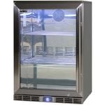 Rhino Stainless Glass Door Bar Fridge (Left Hinged) - GSP1HL-SS