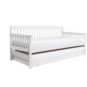 Karlan Daybed with Trundle - White