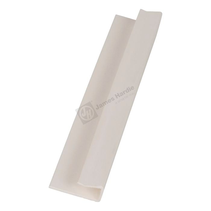 James Hardie HardieGlaze™ Lining 6 x 2700mm White Gloss PVC Premium Cap Mould