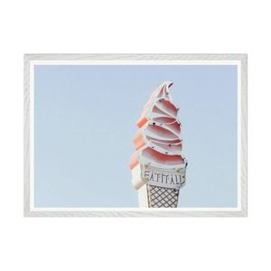 Galrie Eat it All Ice Cream | Fine Art Print Photography, White Frame, A0 84 x 119cm (33 x 47inch)