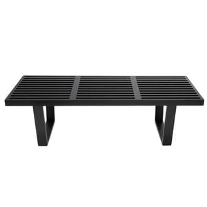 Sk Designer Living | Replica George Nelson Platform Bench | 152cm - Black