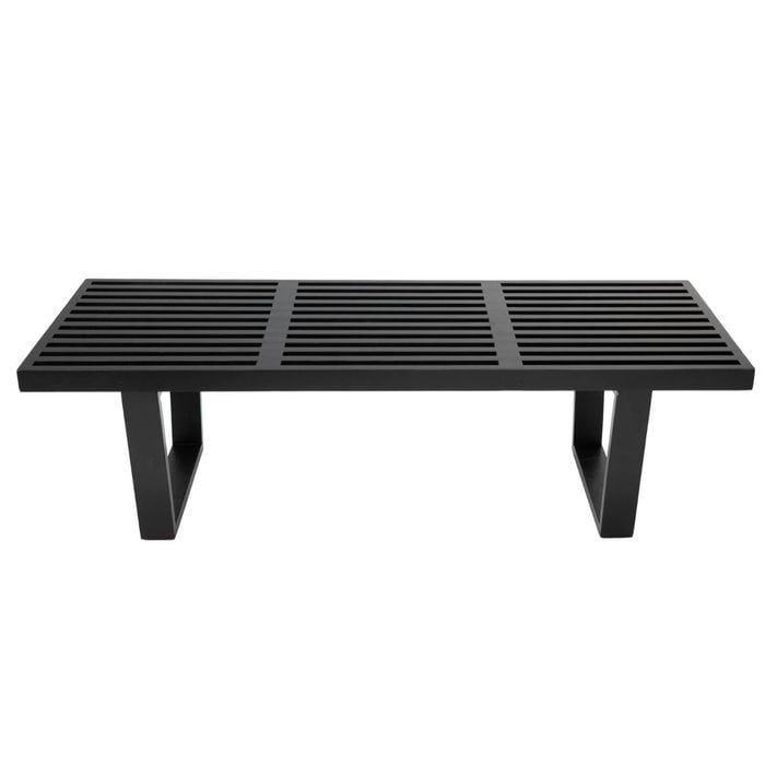 Sk Designer Living | Replica George Nelson Platform Bench | 152cm - Black
