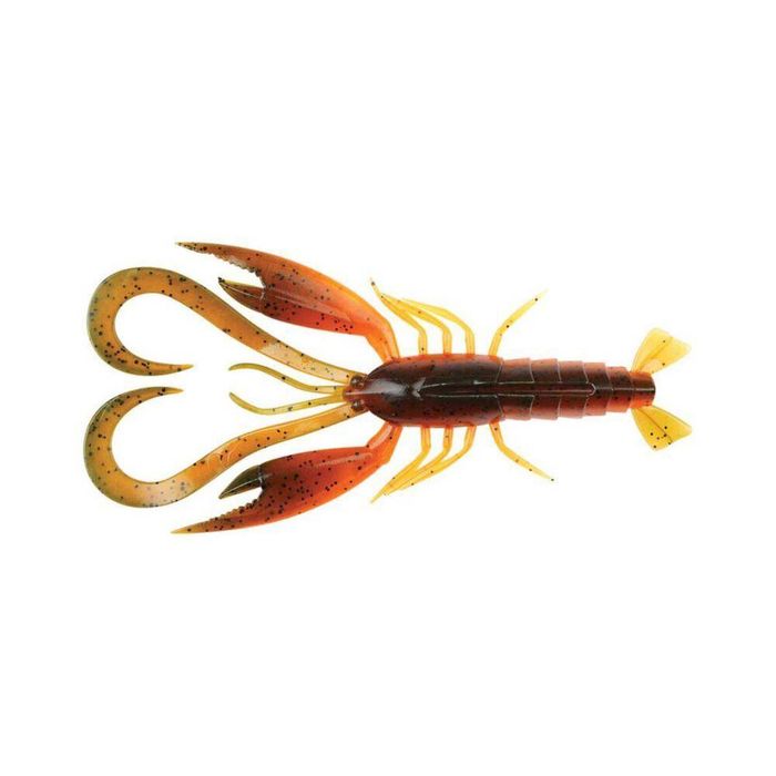 Pro Lure Live Cray 80mm Soft Plastic Fishing Lure Pumpkin Roe