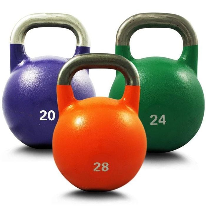 Set Of 20Kg 24Kg 28Kg Competition Pro Grade Steel Kettlebell Kettle Bell Gym Weight