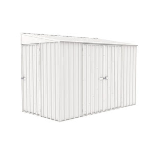 Absco Sheds 3.0 x 1.52 x 2.08m Surfmist Three Door Bike Shed