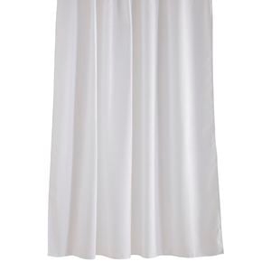Barelli 180 x 180cm White Textured Polyester Shower Curtain