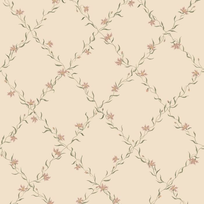 Wallpaper Trader Ewa Wallpaper Roll 10.05m X 53cm, Dusty Pink