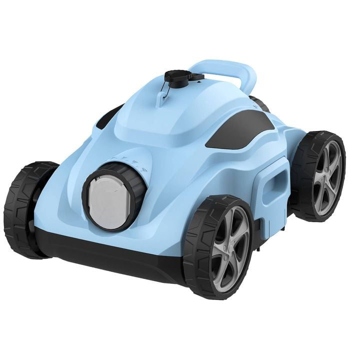 Advwin Cordless Pool Cleaner Robot, Powerful Pool Vacuum Last 110 Min, LED Indicator, Climbing Slopes and Self-Parking