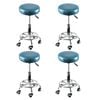 Levede 4pc Adjustable Height Salon Bar Stool - Teal