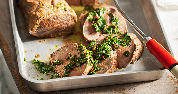 Beef Fillet with Chimichurri Sauce Recipe | Matador BBQs