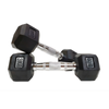 Morgan Rubber Hex Dumbbells - Pair [3kg]
