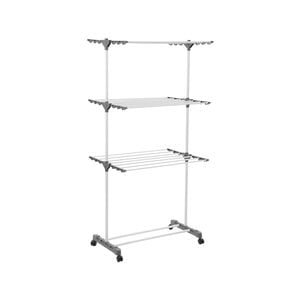 Practa White 3 Tier Portable Clothes Airer