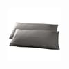 CottonMore 2pcs of 100% Cotton 650tc Grey Pillowcases 48x73cm