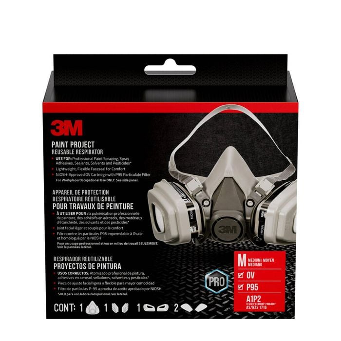 3M Medium Paint Project Reusable Respirator