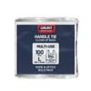 GRUNT 34L White Kitchen Tie Top Rubbish Bags - 100 Pack