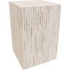 LVD Bamboo Square Table Home/Office Decor 30x46cm - Beige