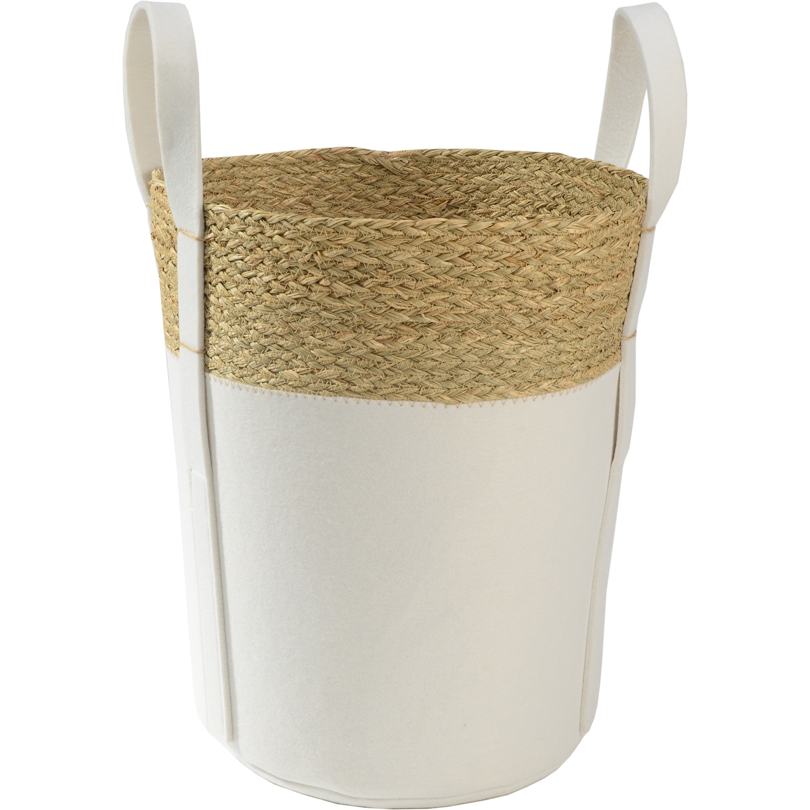 Sunfresh Seagrass Felt Laundry Hamper