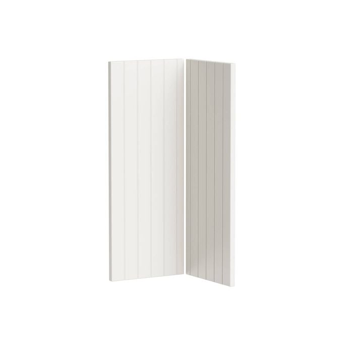 Kaboodle Vanilla Essence V-Groove Corner Wall Cabinet Doors - 2 Pack