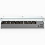 FED-X Flat Glass Salad Bench  - Countertop Prep Fridges (XVRX1800/380)