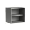 Kaboodle 200-299mm Oyster Customisable Deep Med Wall Open Shelf
