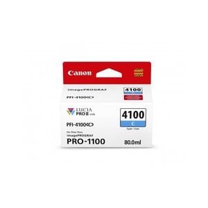 Canon Pfi-4100c Cyan Ink Cartridge - 80ml
