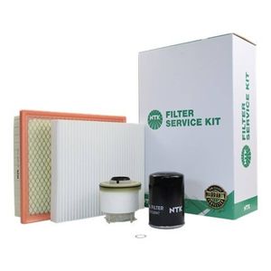 NTK Complete Filter Service Kit for Mitsubishi Triton GLX MQ/MR Ute 2015-2025 2.4L | Air, Oil, Fuel, Cabin Filter