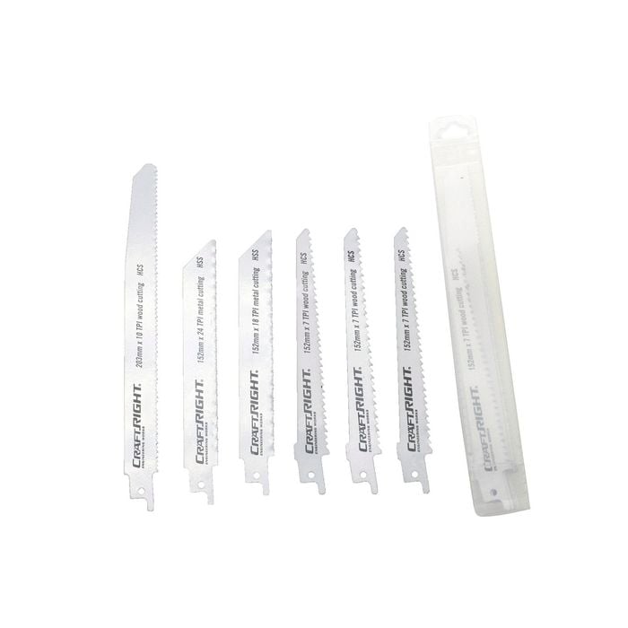 Craftright Assorted Reciprocating Saw Blades - 10 Pack