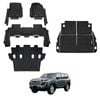 AUSGO 7D Injection Floor Mats & Boot Liner Set for Toyota Land Cruiser 300 7-Seat 2021-Onwards