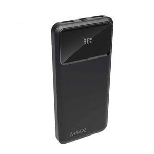 Laser 10000mAh Power Bank 18W PD LED Display (Black)